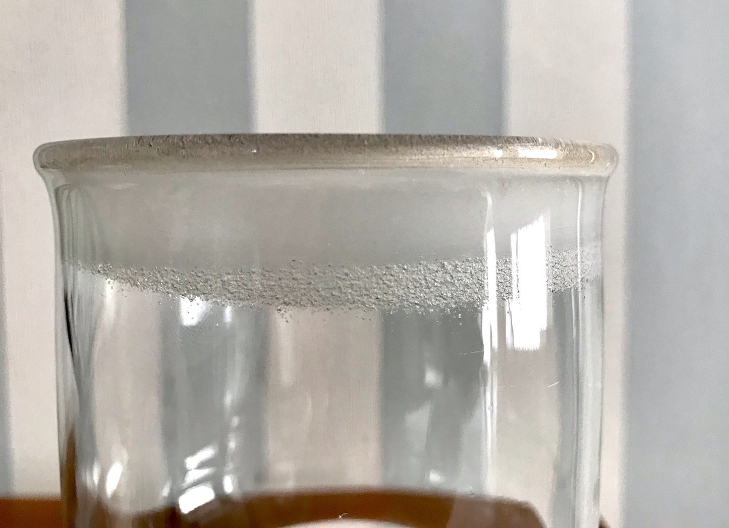 Antik seltene Art Déco Glasdose Deckeldose Dose Gefäß Glas