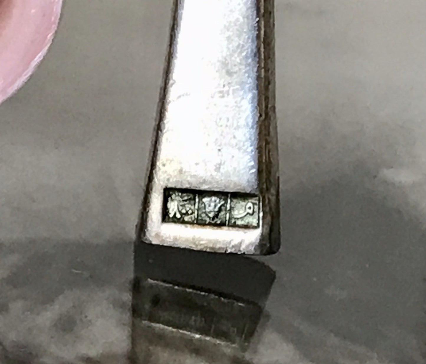 Vintage alt Ägypten Form 900 Silber Kreuz Anhänger Kettenanhänger