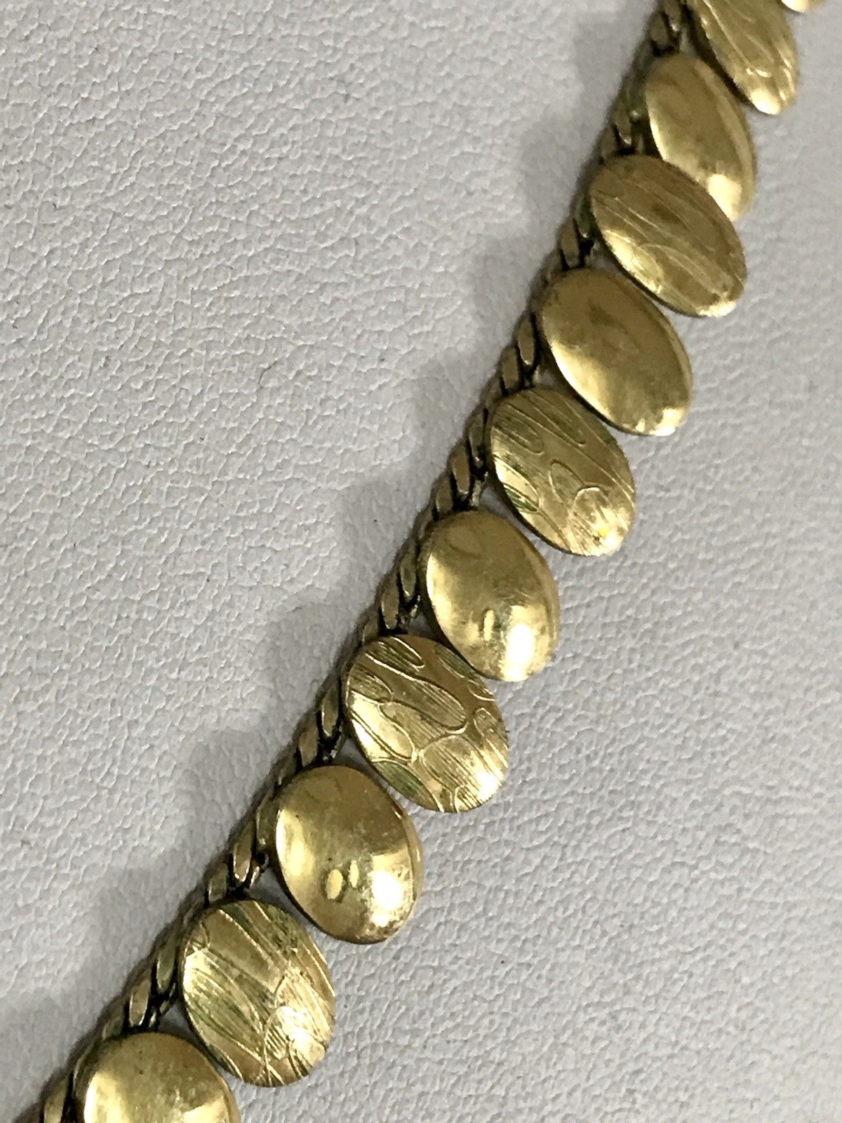 Vintage 60er Collier Halskette Amerik. Doublè gold SCHÖN