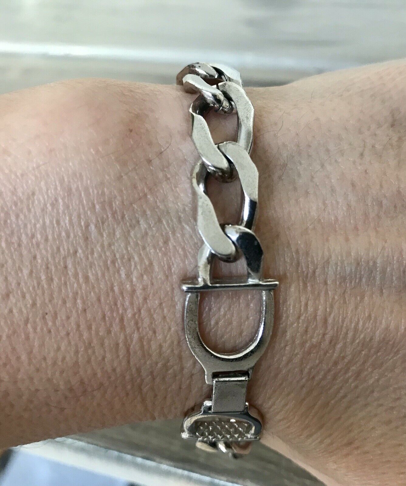 Unisex Herren Damen Armband Silber Schmuck Vintage 25g massiv