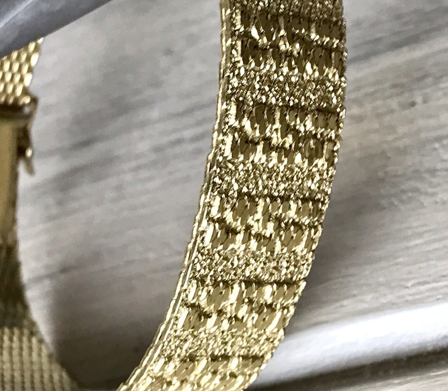 Vintage wunderschönes Teppicharmband Armband vergoldet Amer. Doublè Andreas Daub