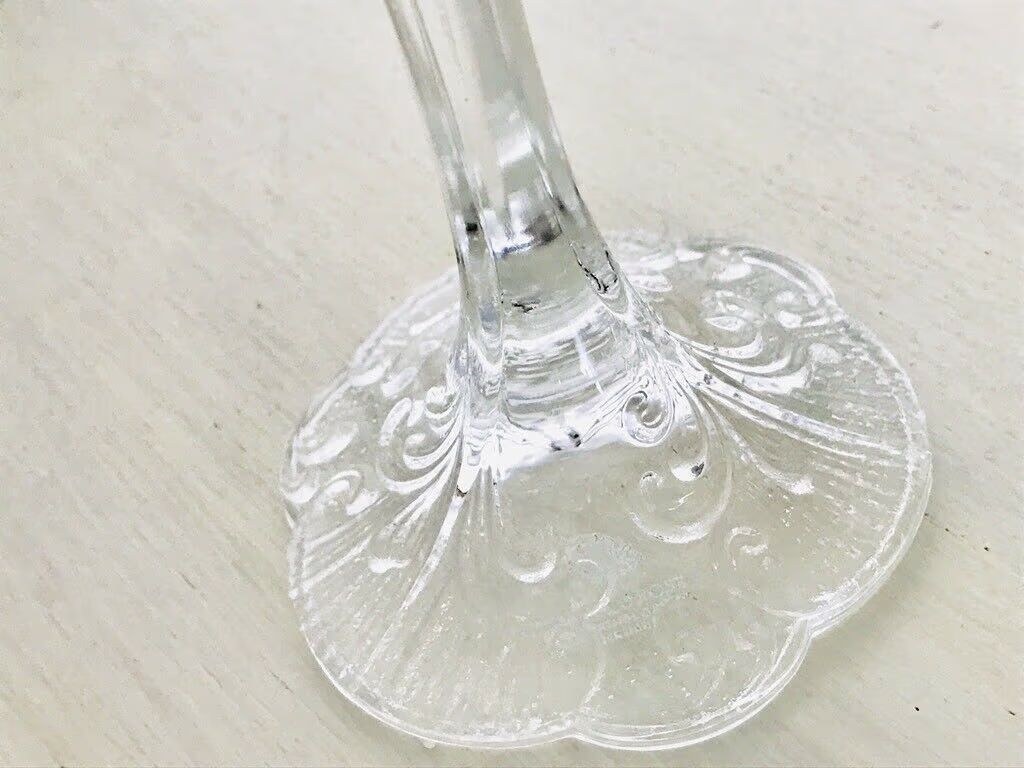 Glas Kerzenständer Kerzenleuchter Rosenthal Classic Rose