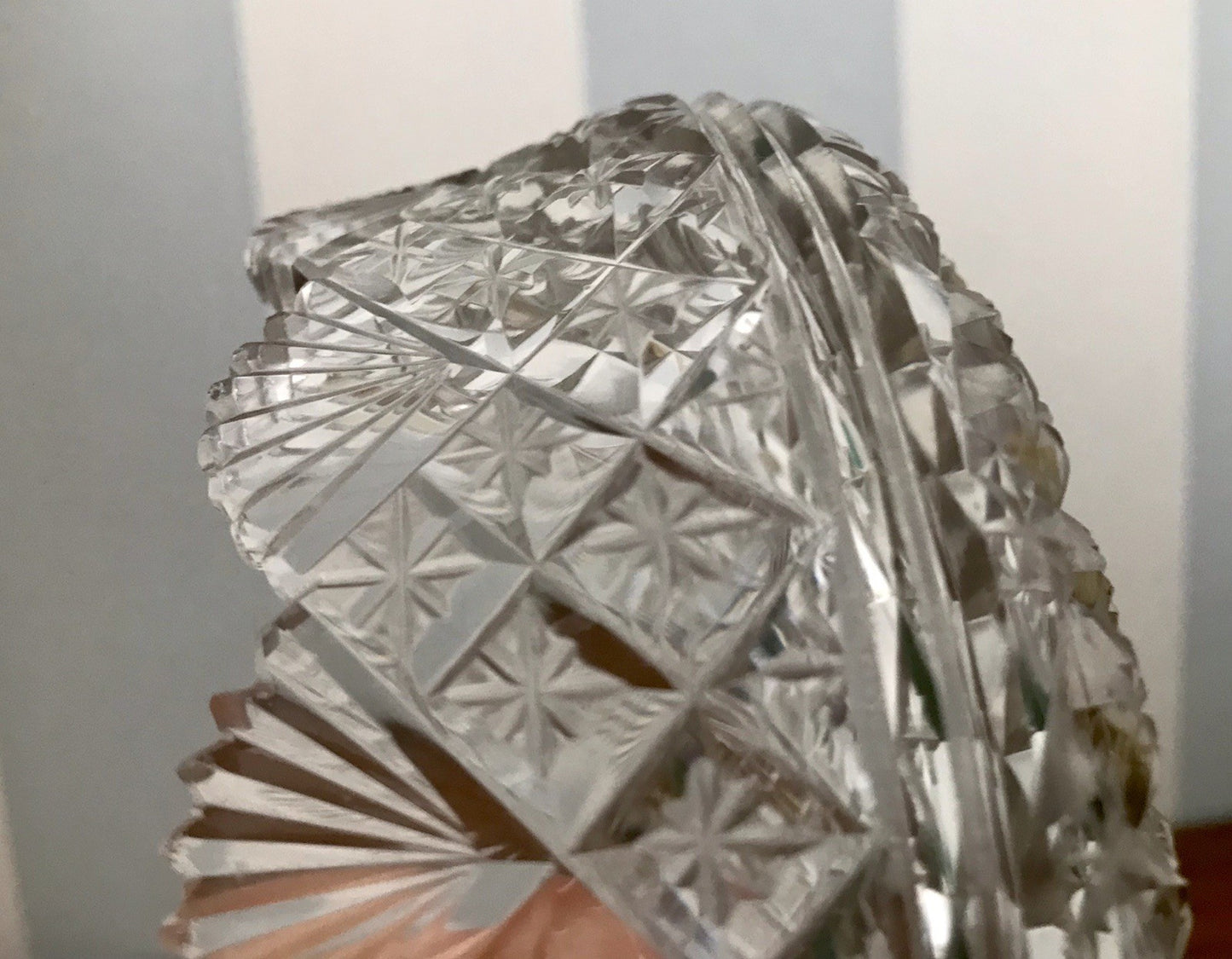 Antik Bleikristall Schale Glasschale Anbietschale Kristallglas Glas wundervoll!