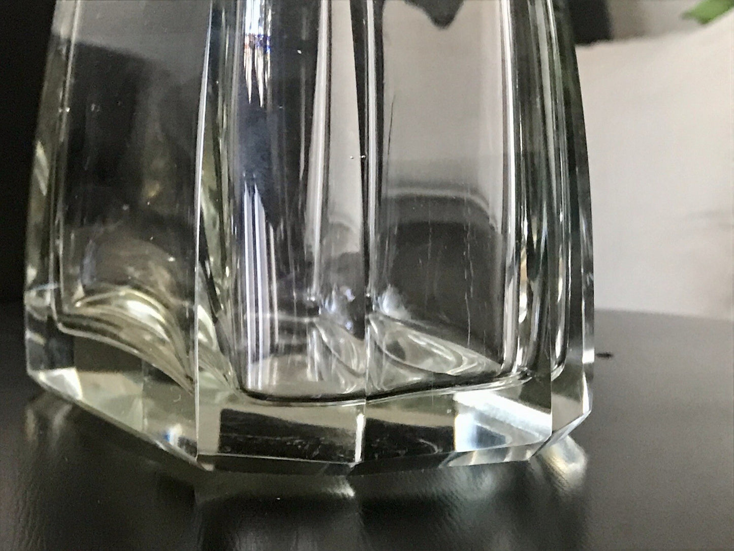 Antik Art Déco Kristallglas Design Palda? Moser? Karaffe EDEL geometrisch