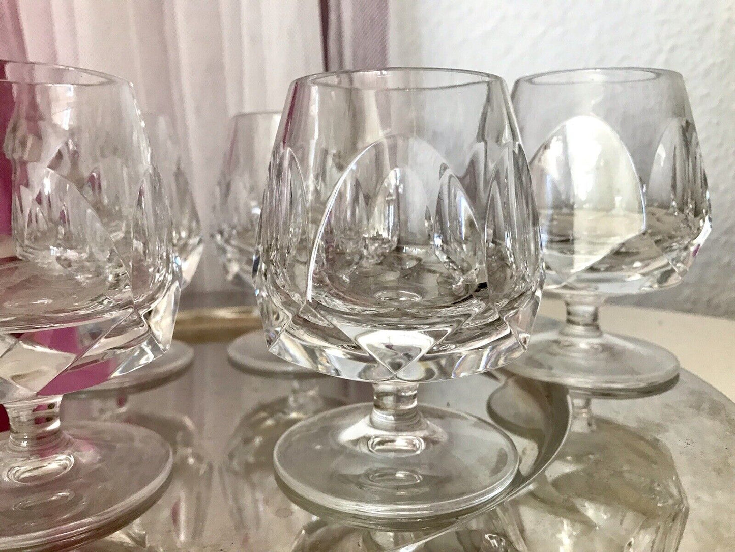 Vintage EDEL 6 Cognacschwenker Cognac Gläser Kristallglas Nachtmann Alexandra