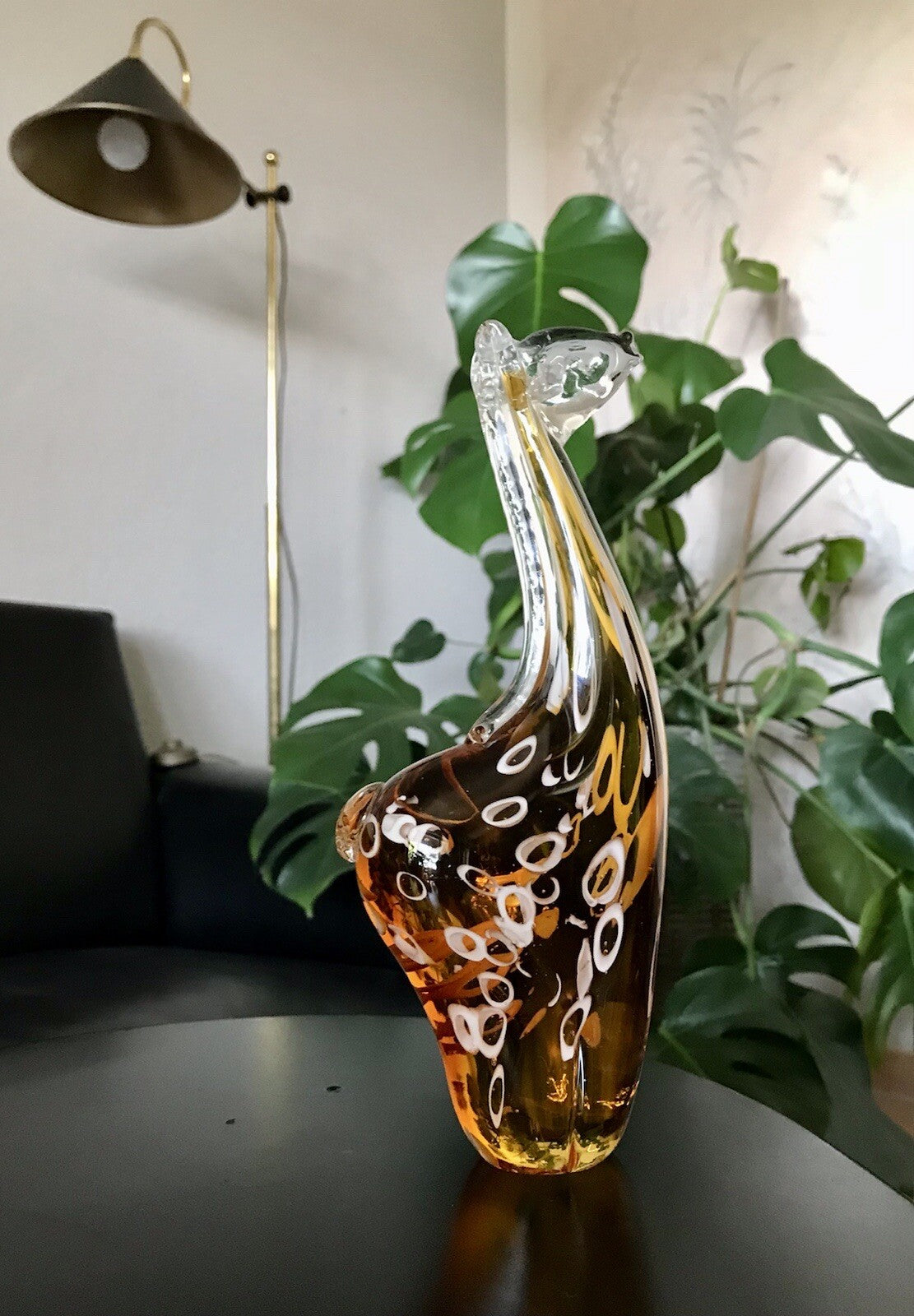 Vintage Murano? 60er Giraffe Figur Skulptur Briefbeschwerer? Glas mundgeblasen