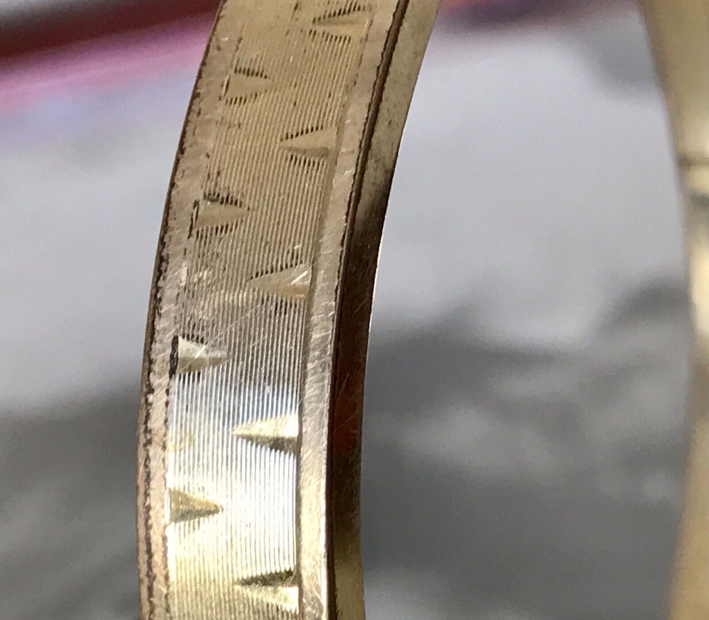Antik Vintage Armband Armreif Klapp- Armspange Amerik. Doublè? vergoldet gold