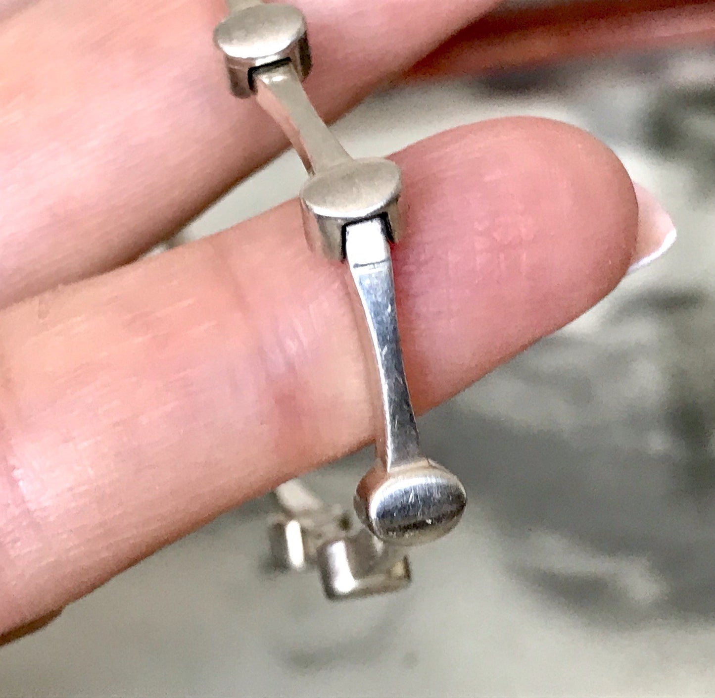 Unisex Herren Damen Armband Silber Schmuck Fossil massiv 925