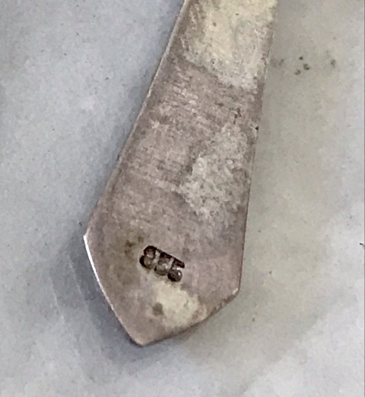 Antik alt schöne Form 835 Silber Kreuz Anhänger Kettenanhänger Relief