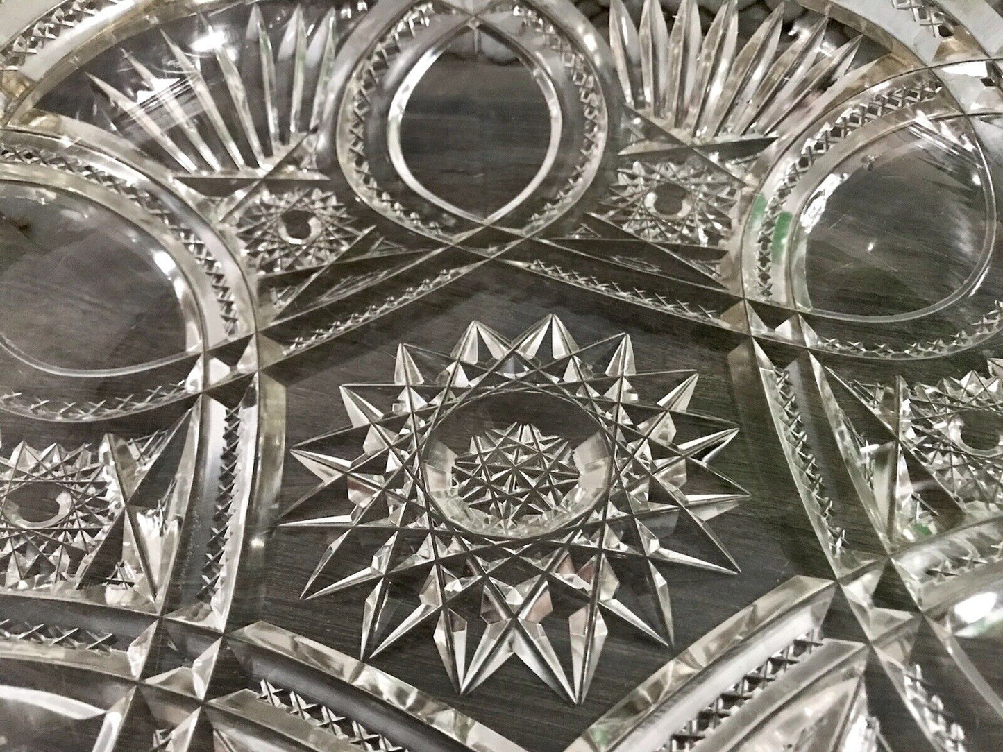 Antik Bleikristall Schale Glasschale Kristallglas Glas Schliff EDEL wundervoll!