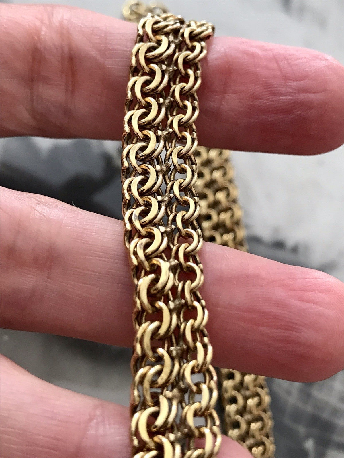 Vintage 60er FBM Collier Halskette Amerik. Doublè gold SCHÖN