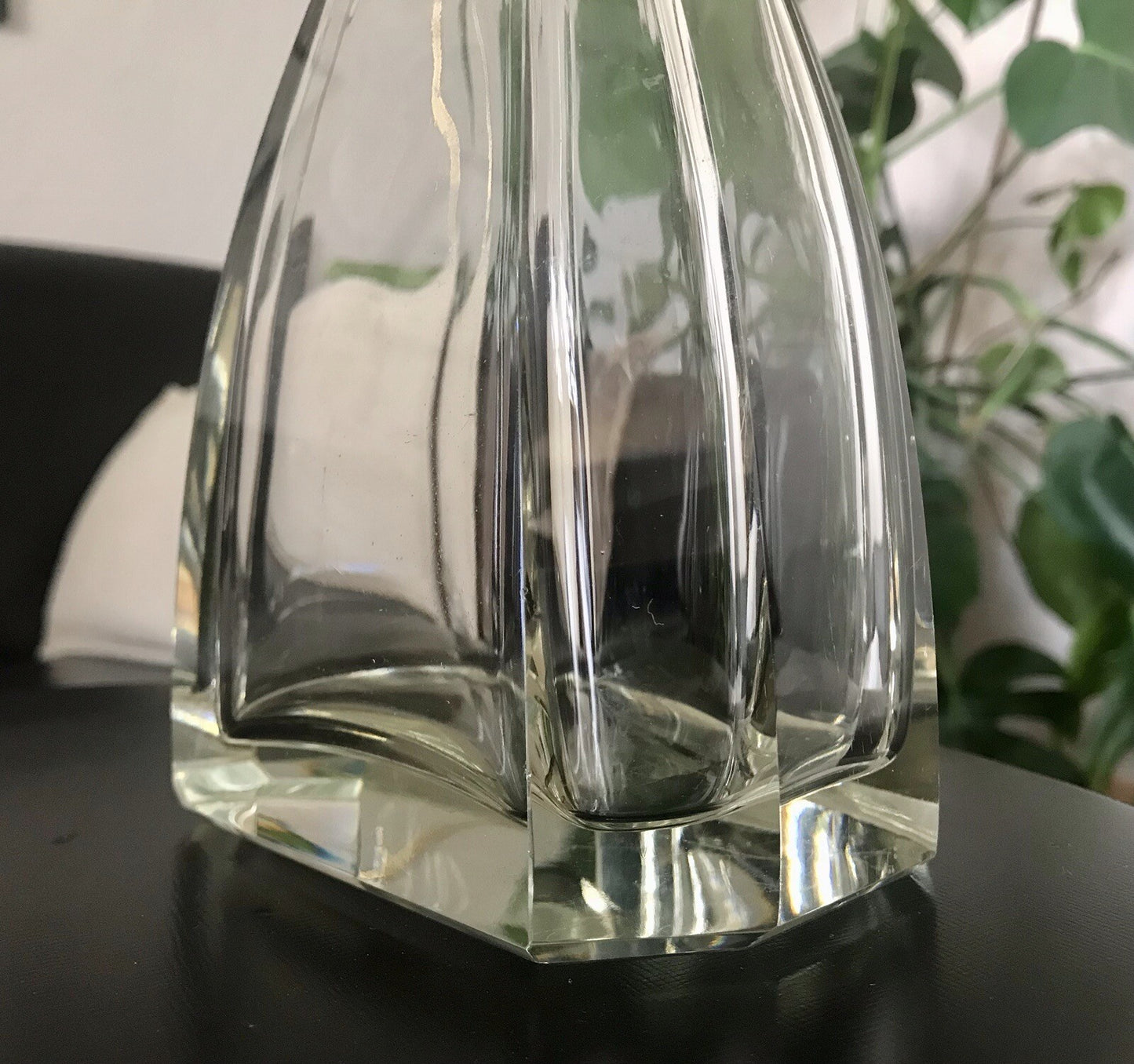 Antik Art Déco Kristallglas Design Palda? Moser? Karaffe EDEL geometrisch