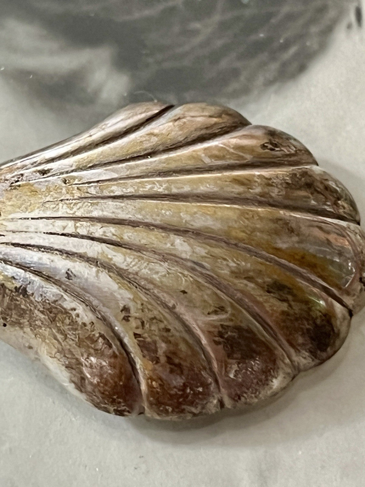 Antik Alt Zucker Löffel 800 Silber 15,19g Hildesheimer Rose Muschel-Laffe