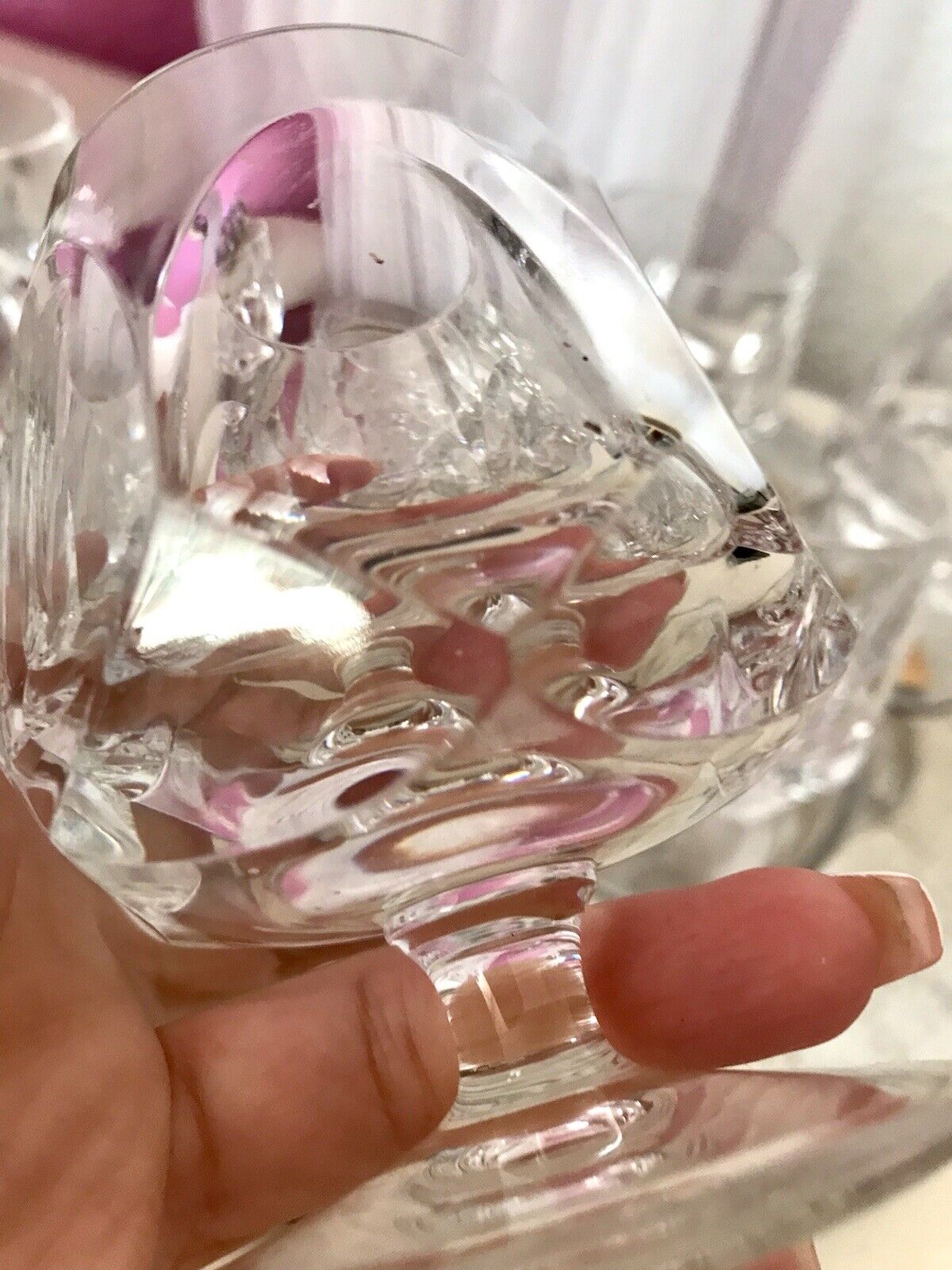 Vintage EDEL 6 Cognacschwenker Cognac Gläser Kristallglas Nachtmann Alexandra