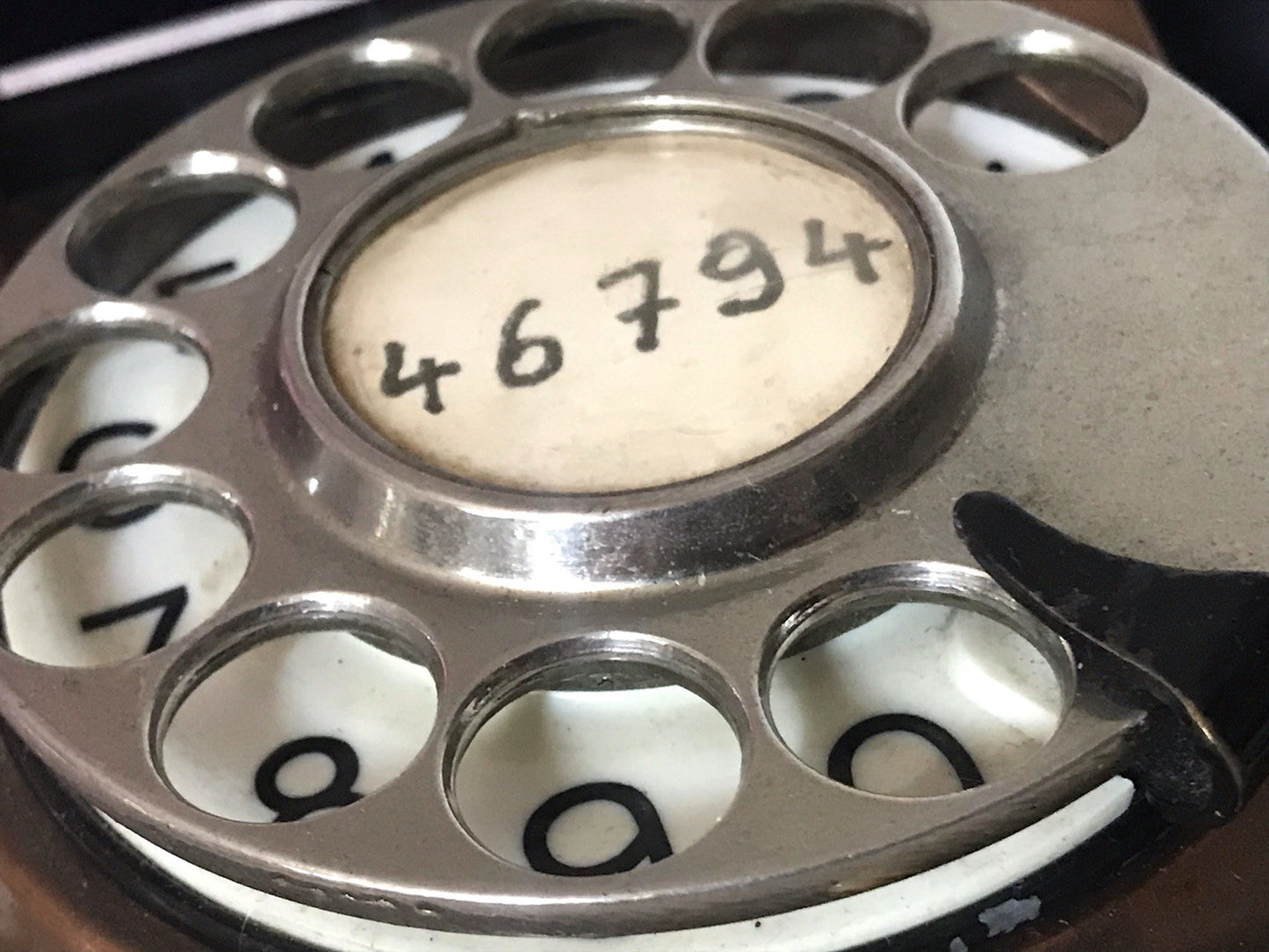 alt 50er beinahe antik FTR Bell Telefon Bakelit Kupfer sehr dekorativ schwer