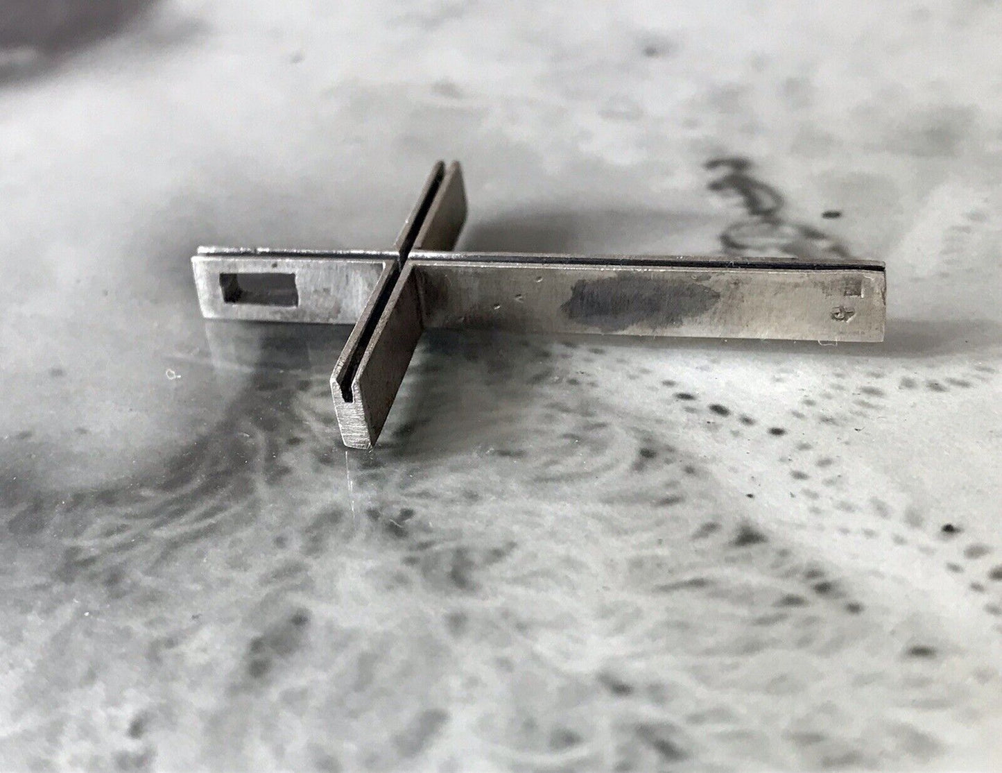 alt schöne Form Silber Kreuz Anhänger Kettenanhänger