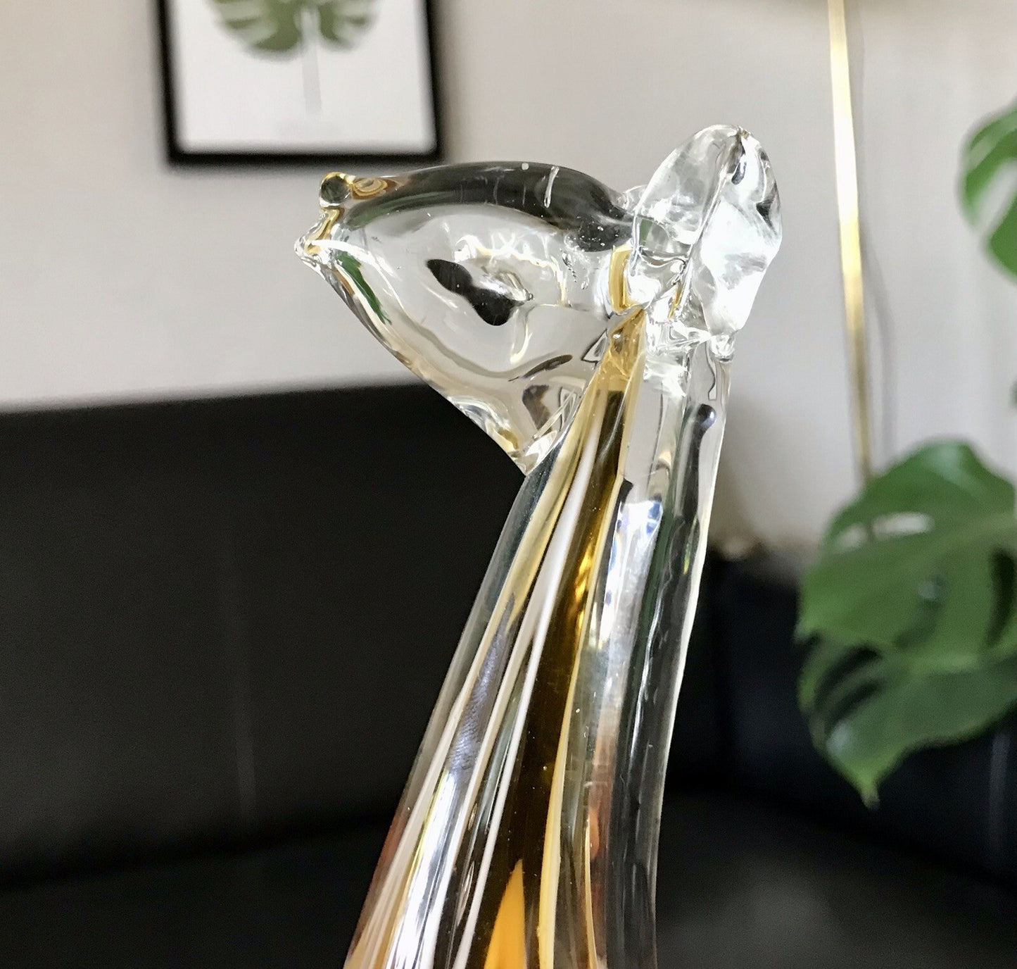 Vintage Murano? 60er Giraffe Figur Skulptur Briefbeschwerer? Glas mundgeblasen