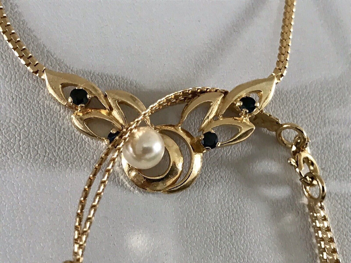Vintage Set 835 Silber vergoldet Schmuck Kette Halskette Collier & Armband