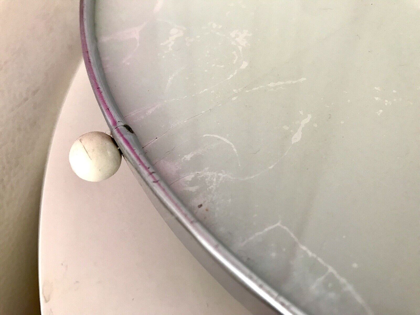Antik schöne Art Déco Schale Tafelaufsatz Kabarett-Schale Pressglas drehbar