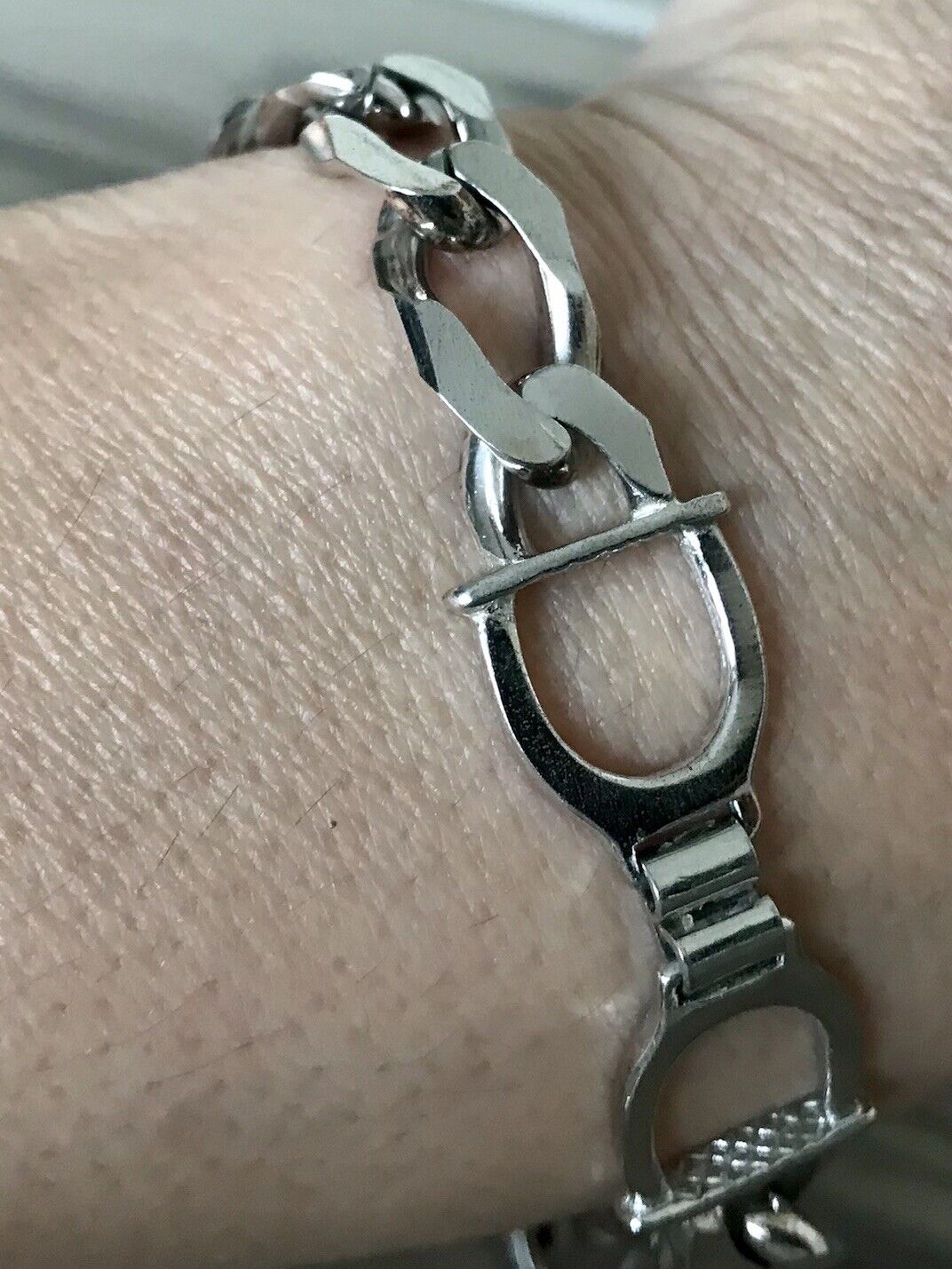Unisex Herren Damen Armband Silber Schmuck Vintage 25g massiv