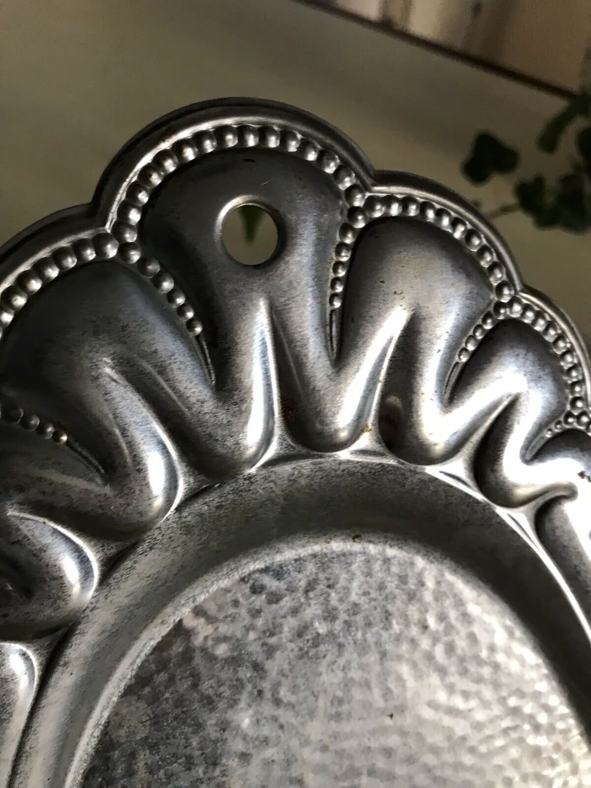 Antik alt Art Déco Tisch Kehrset Krümmelkehrer