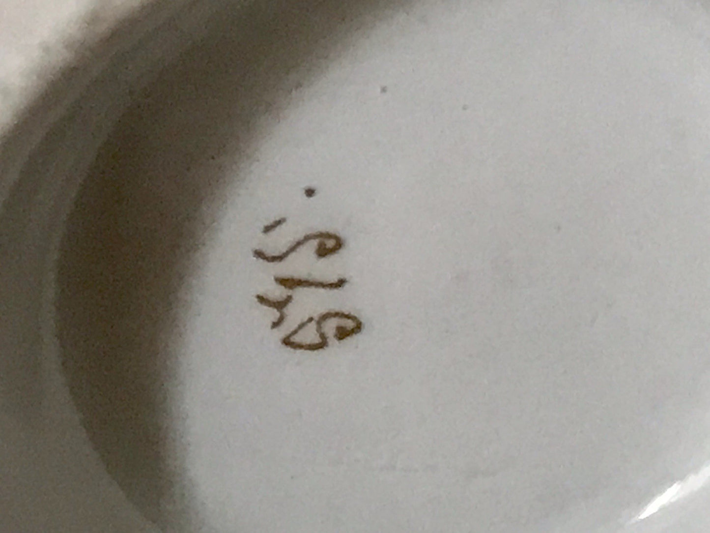 Antik Porzellan Andenken Becher Gedeck Sammeltasse Tasse „Dem Hausherrn“