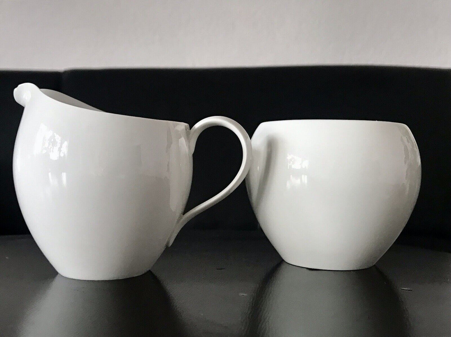 KPM Bauhaus Design Trude Petri Urbino Porzellan Edel 1946-59 Kännchen Zuckertopf