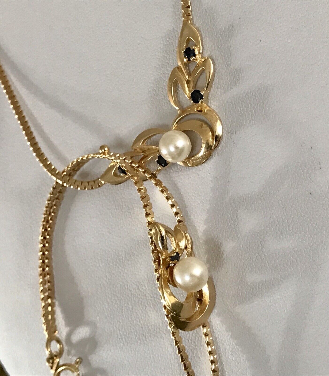 Vintage Set 835 Silber vergoldet Schmuck Kette Halskette Collier & Armband