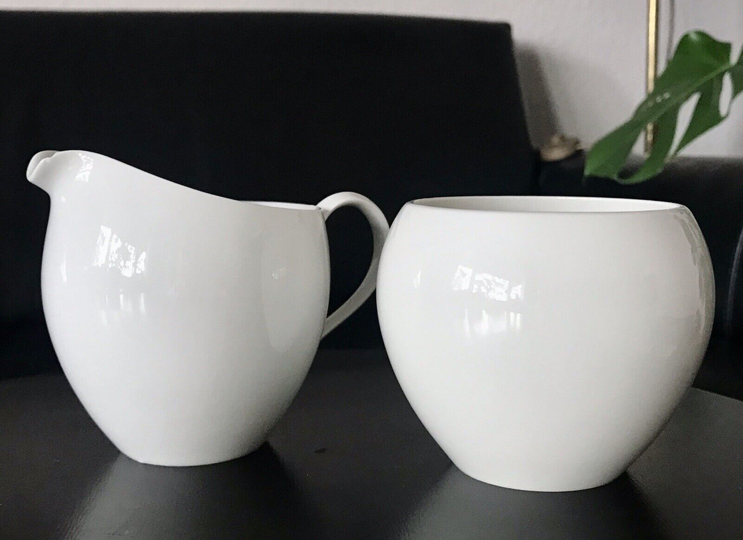 KPM Bauhaus Design Trude Petri Urbino Porzellan Edel 1946-59 Kännchen Zuckertopf