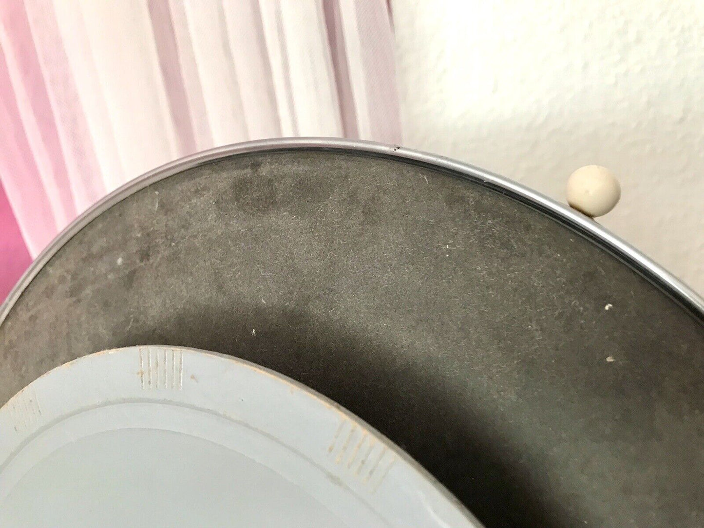 Antik schöne Art Déco Schale Tafelaufsatz Kabarett-Schale Pressglas drehbar