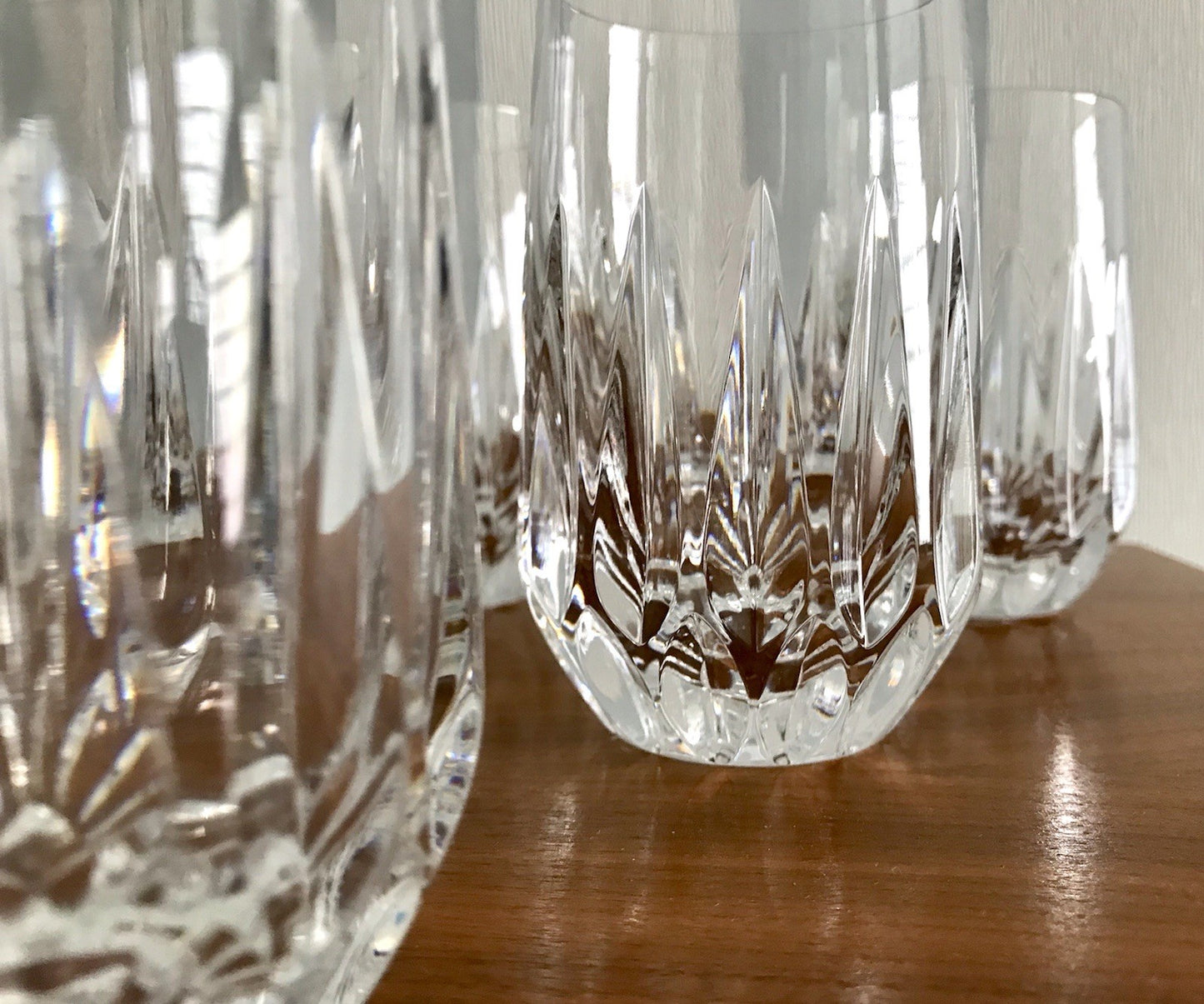 Vintage 3 edel Wassergläser Gläser Kristallglas geschliffen schön Nachtmann