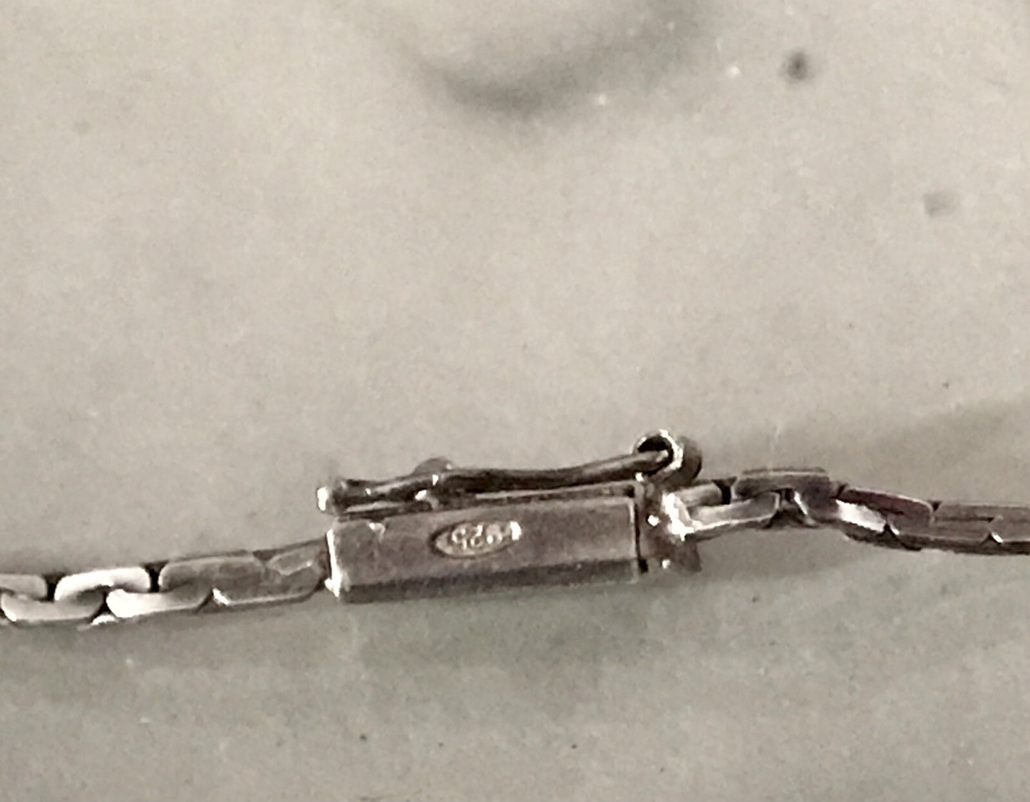 Antik Edel Jugendstil 925 Silber Collier Halskette Saphire? SCHÖN