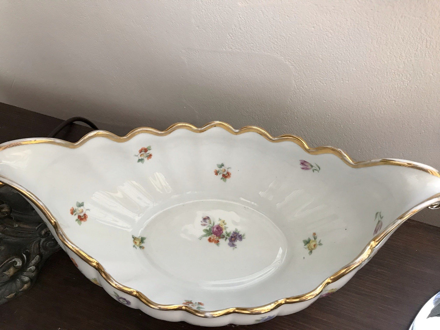Antik Art Déco Edel Porzellan Zierschale Schale Jardiniere Prunkschale Thomas