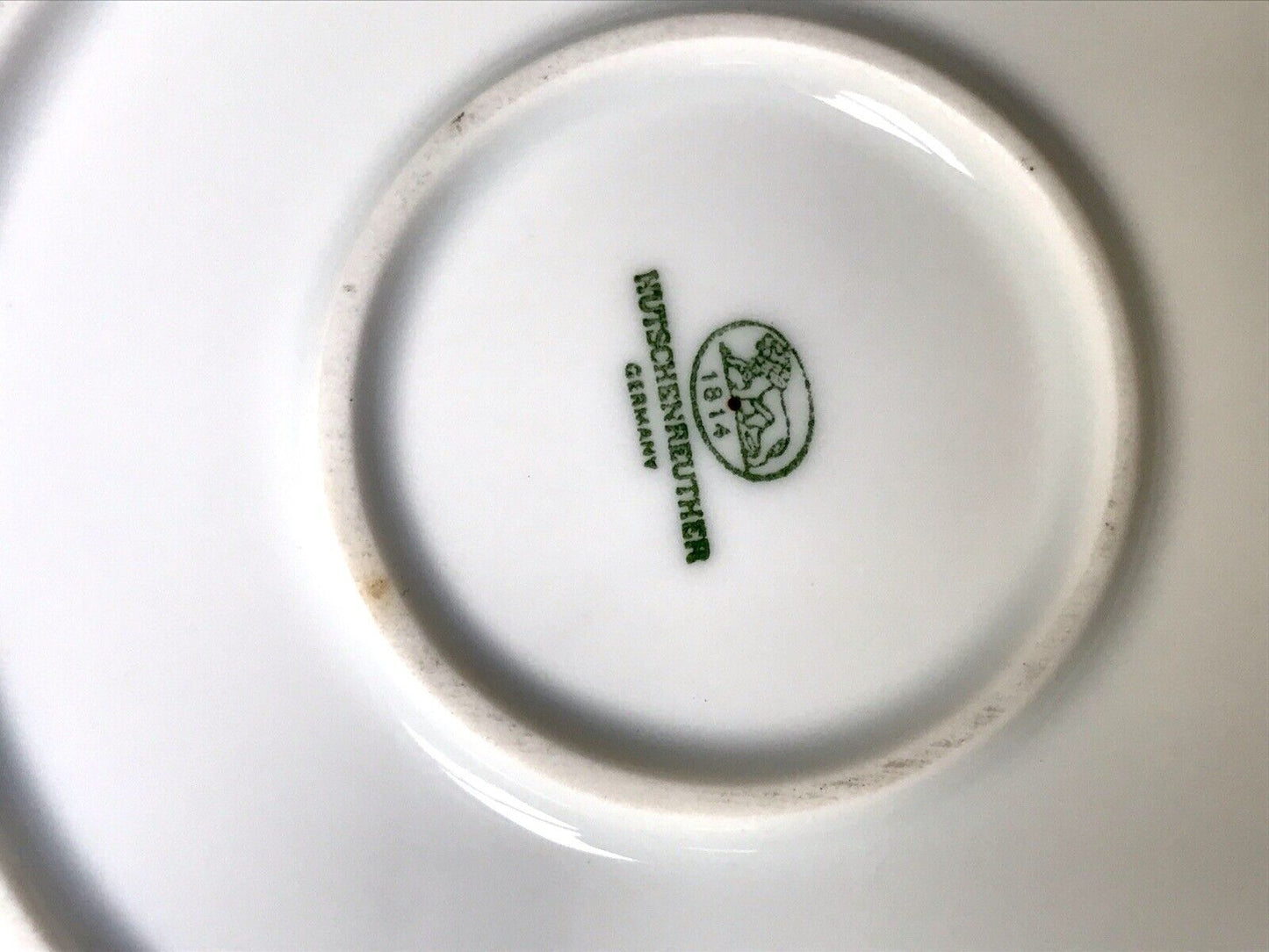 Vintage schönes Porzellan Tafelservice Esservice Hutschenreuther weiß gold MCM