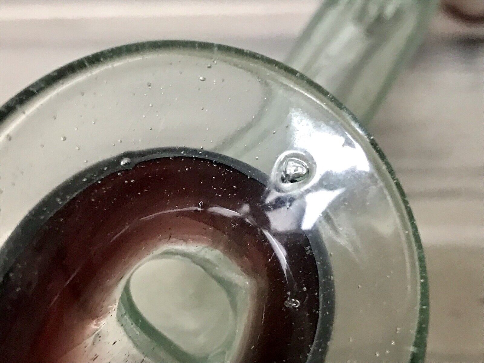 Antik Tränenfänger Glas Vasenflasche Rosen Spinkler Tränenflasche persisch