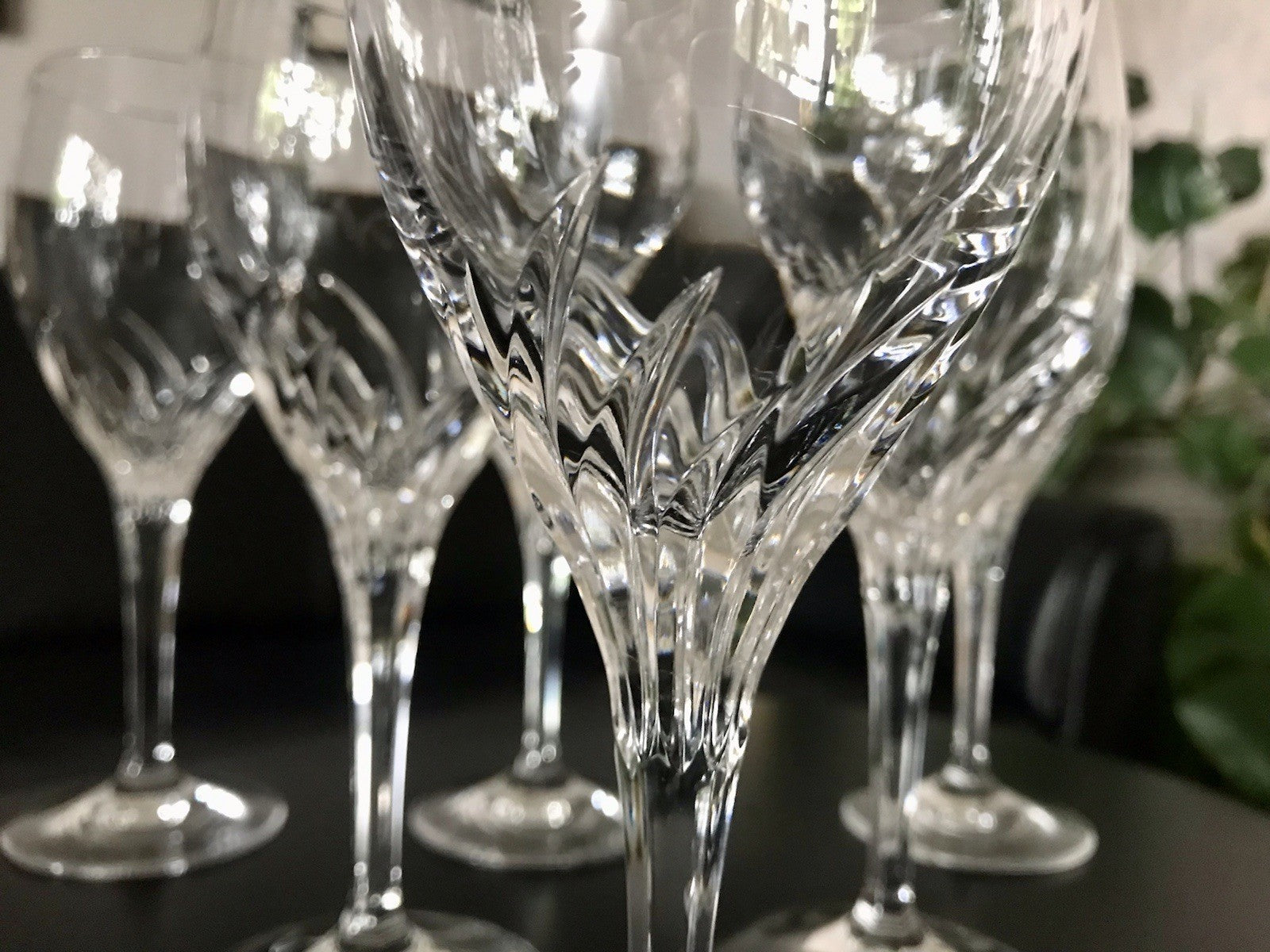 EDEL 6 Weingläser Gläser  Kristallglas Nachtmann Yvonne Bleikristall