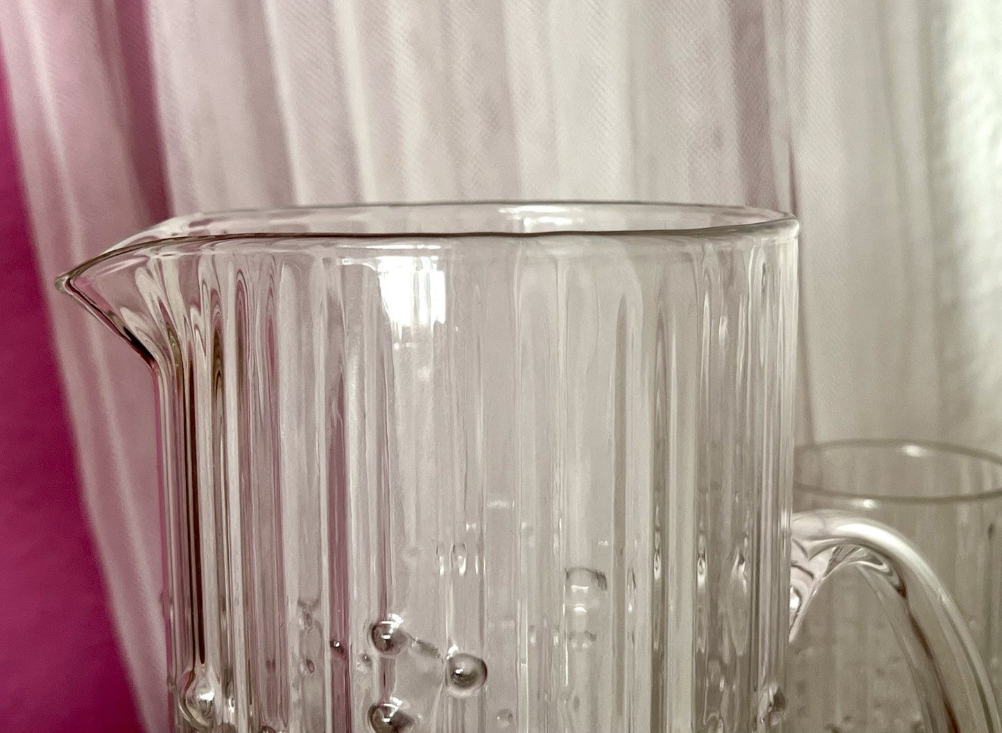 Vintage Tapio Wirkala Designer 60er Krug Kanne Karaffe 5 Gläser Becher Struktur
