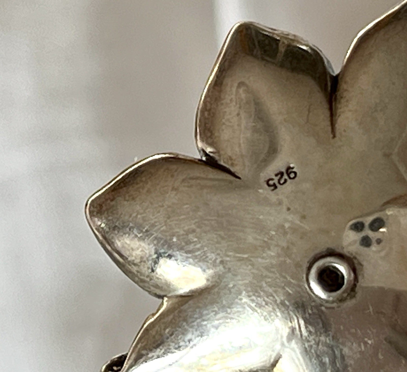 GROß rund Kettenanhänger Anhänger 925 Silber Perle Rubine Markasite Orchidee