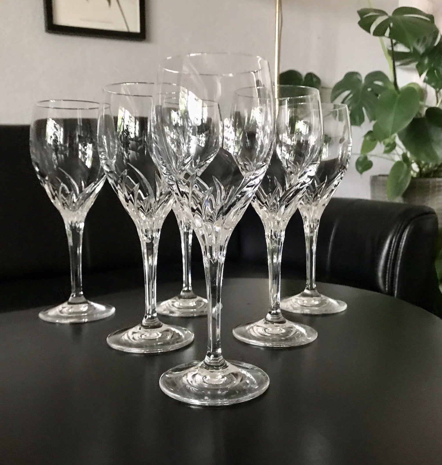 EDEL 6 Weingläser Gläser  Kristallglas Nachtmann Yvonne Bleikristall