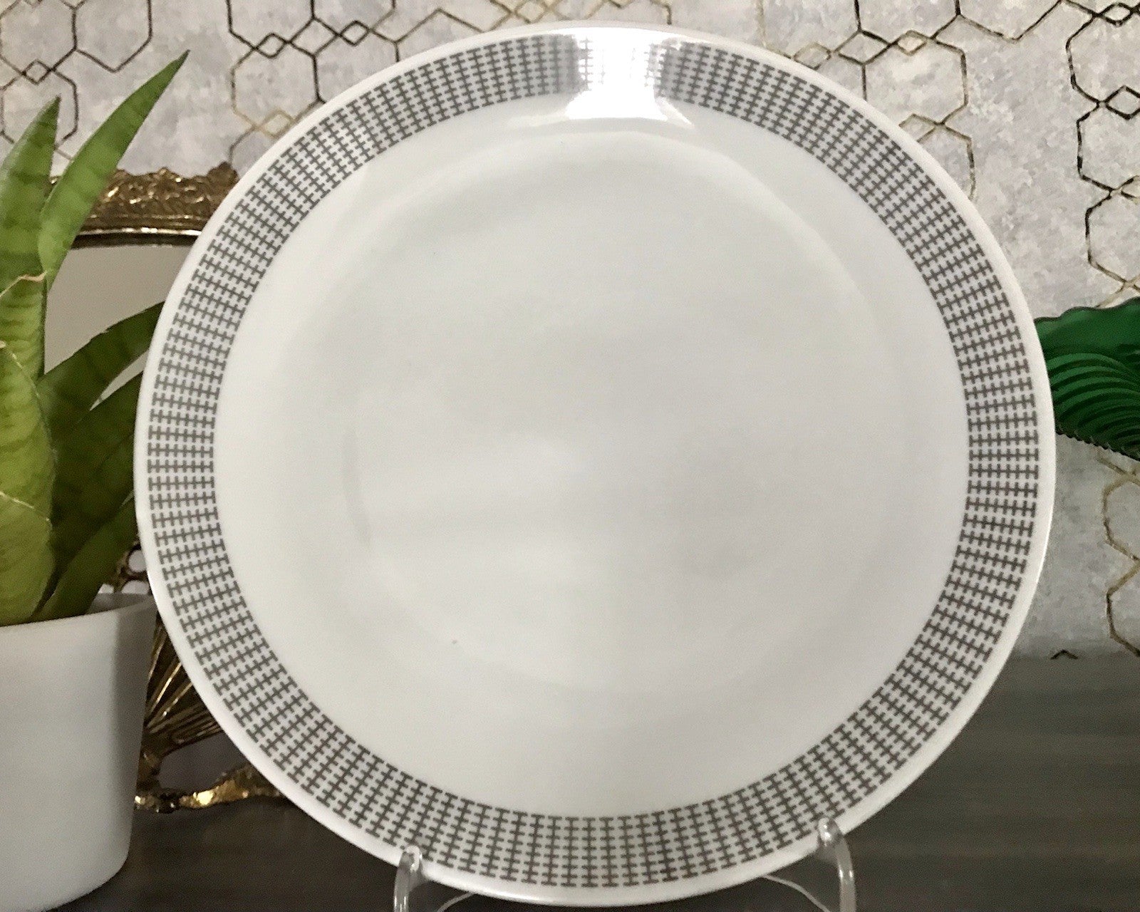 Eva Zeisel Design Porzellan 1 von 6 Kuchenteller Teller ~1960 Thomas Rosenthal