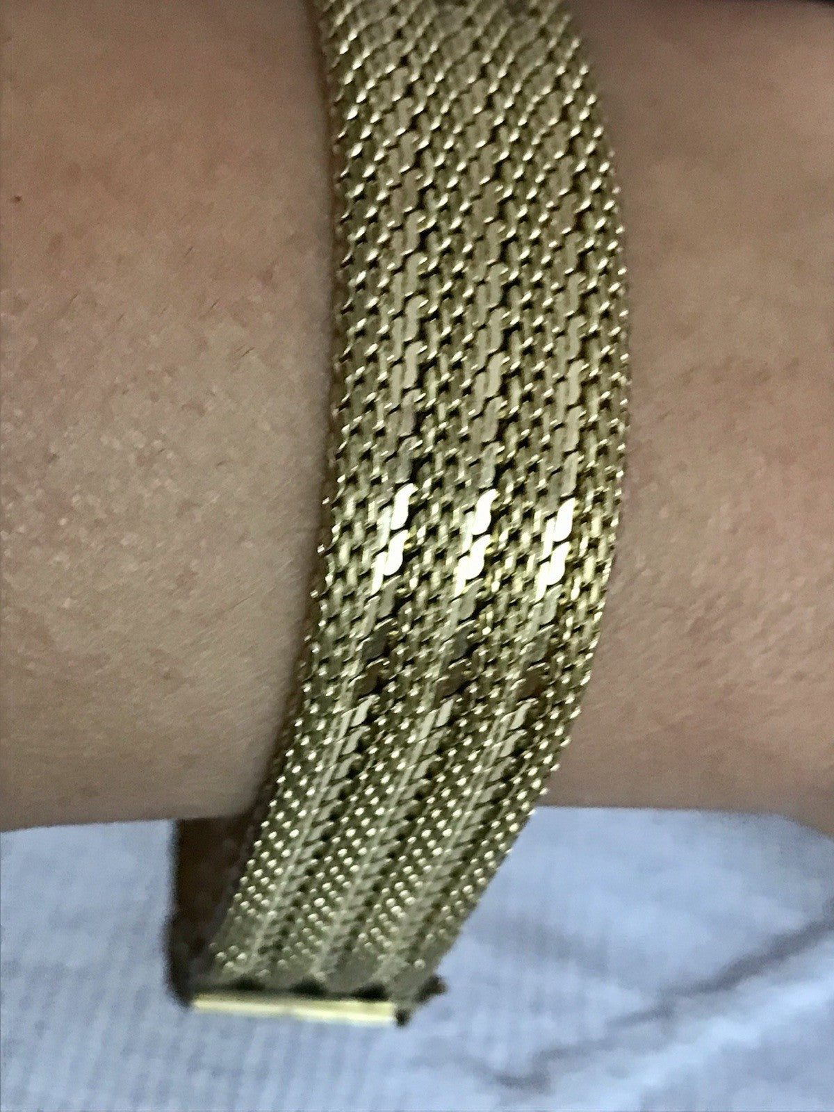 Vintage Teppicharmband Armband vergoldet Amerik. Doublè