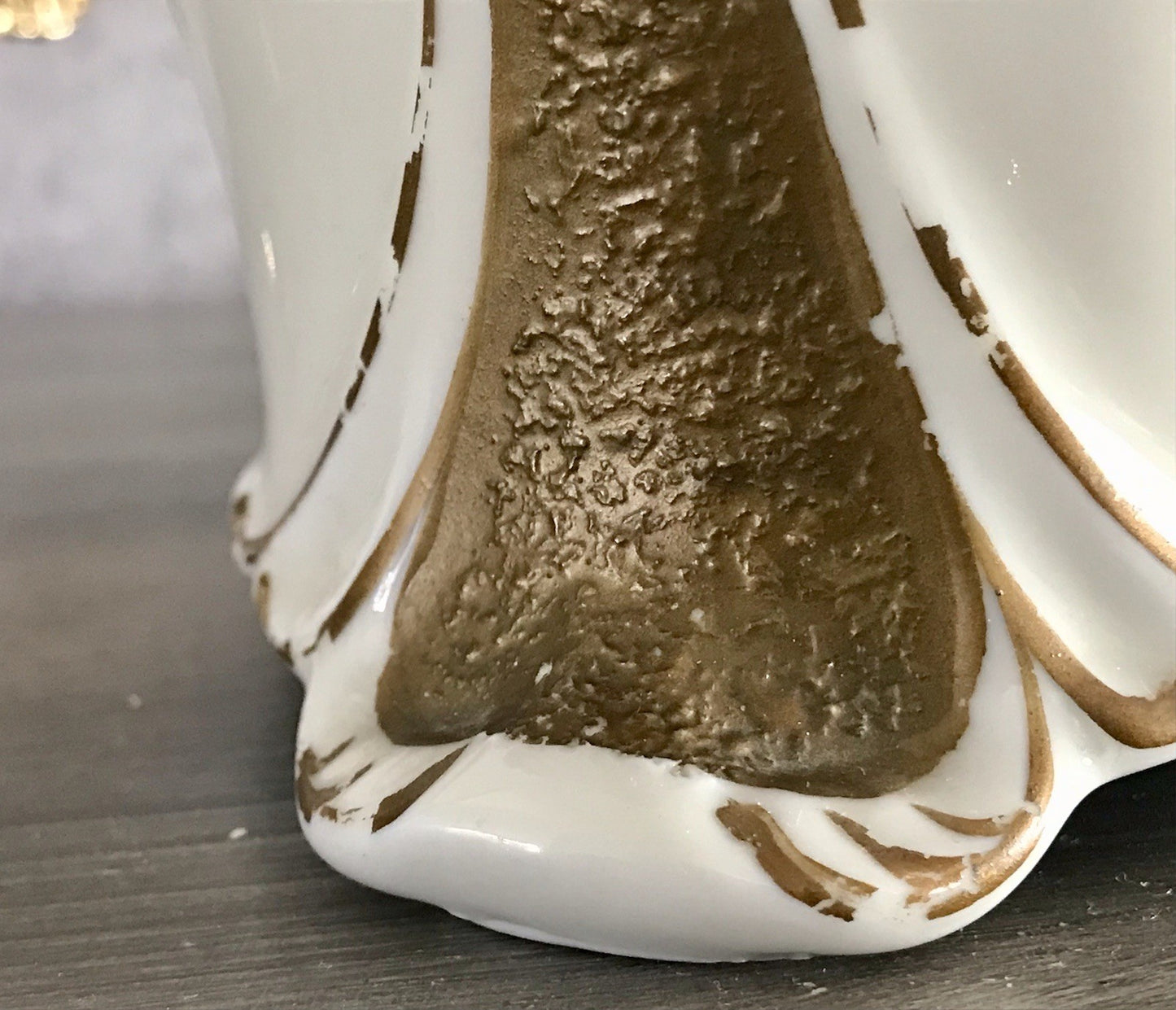 Antik Art Déco Porzellan Dose Deckeldose Schatulle Bonboniere Neu-Tettau 1930