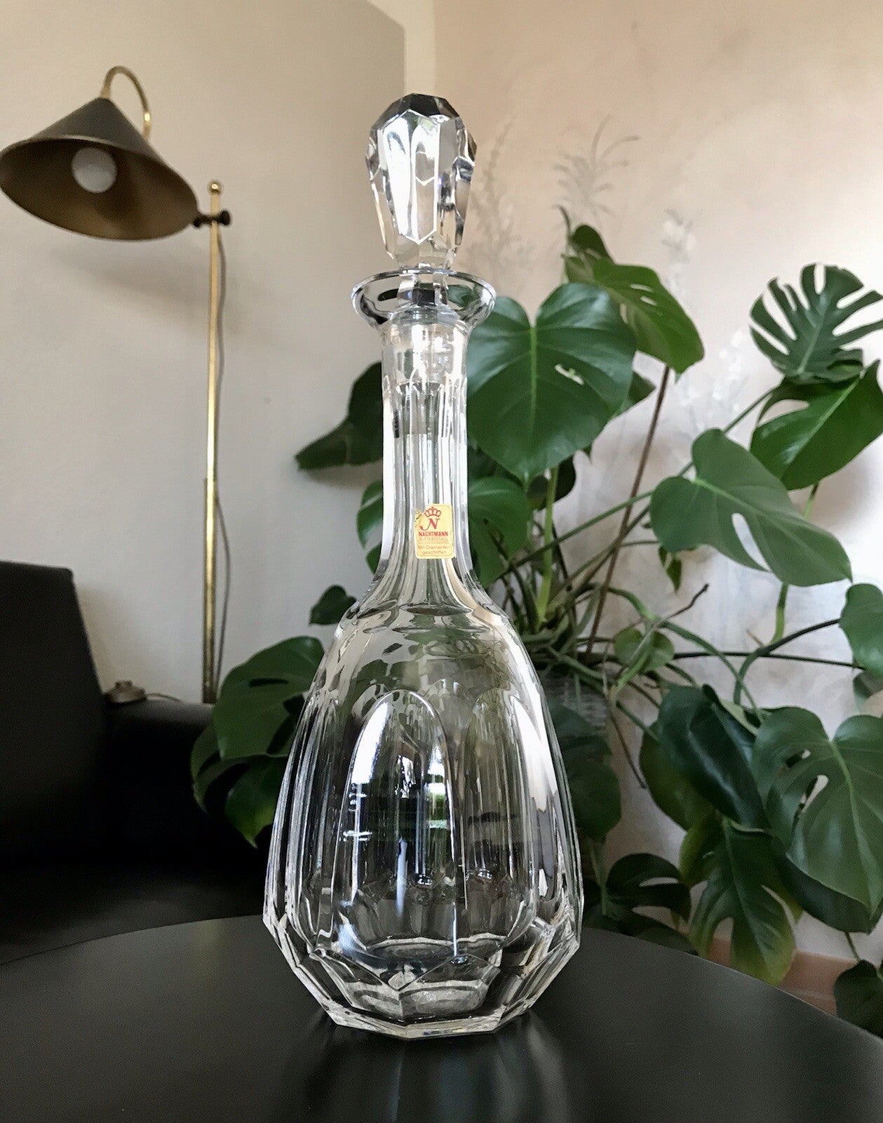 Vintage Nachtmann Antika Kristallglas Bleikristall Karaffe Dekanter EDEL