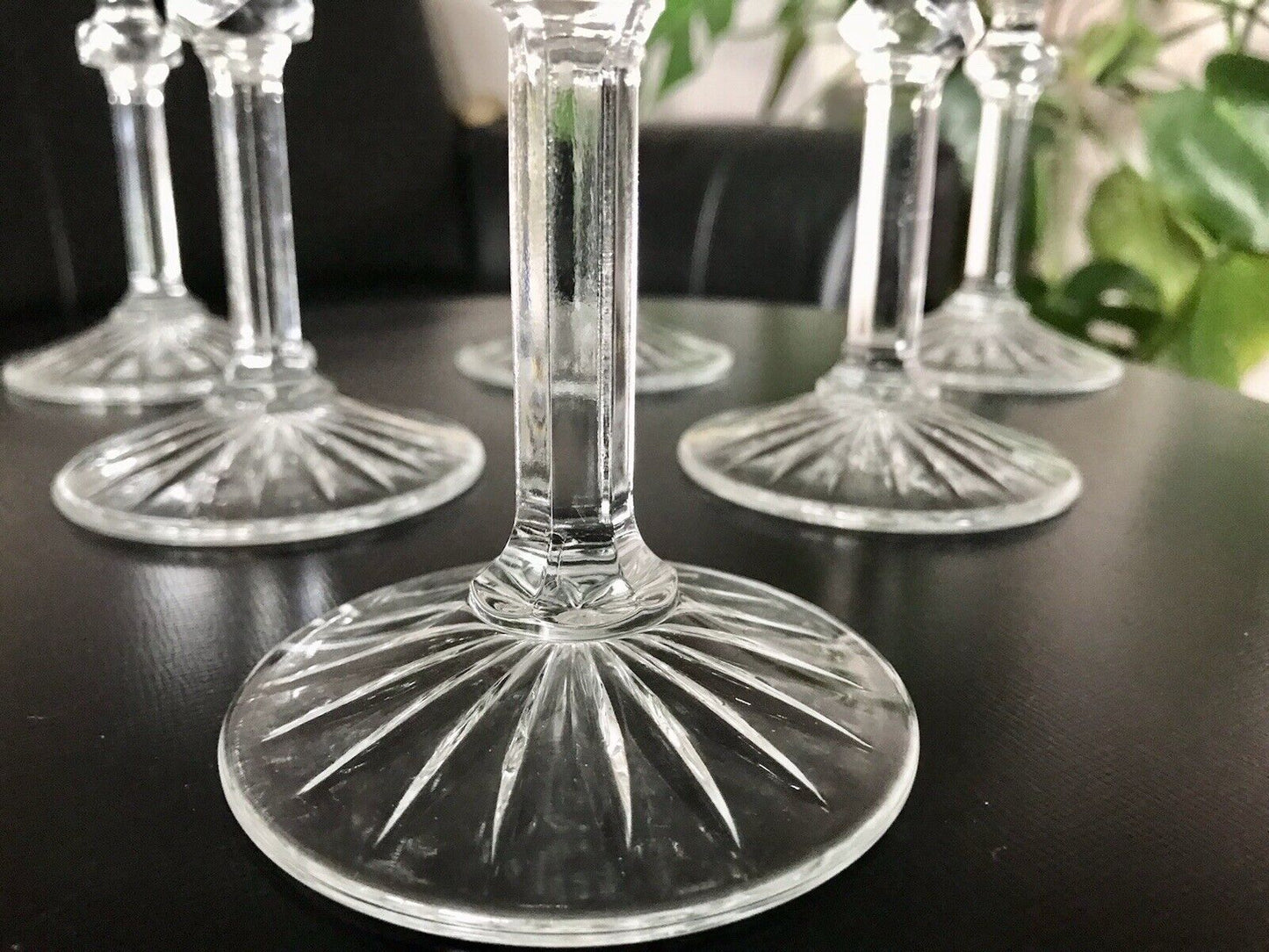 Vintage 6 Sekt Champagnerschalen Gläser Sektschalen Glas