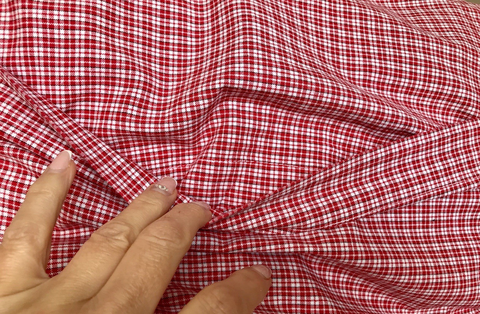 Antik? Vintage Alt Kopfkissen Bezug Baumwolle Monogramm N Stehsaum rot kariert