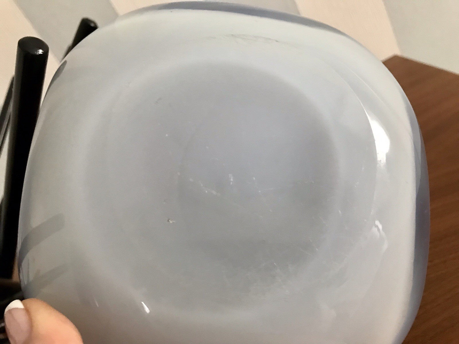 Vintage 60er Murano Glas Schale Barovier? Rot weiß gelb edel