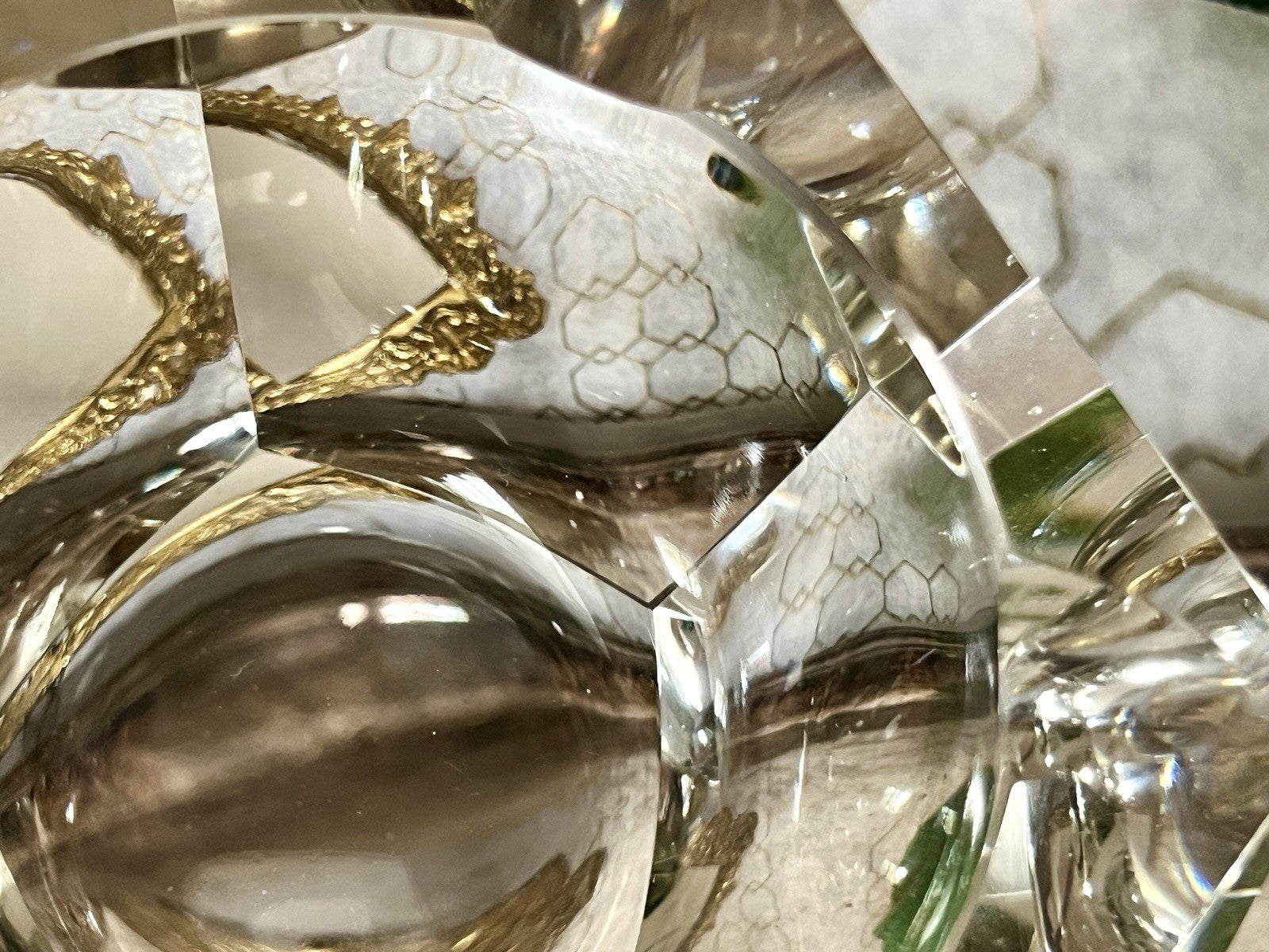 Art Déco Aschenbecher Designer  Ascher farblos Kristallglas EDEL Franz Burkert?