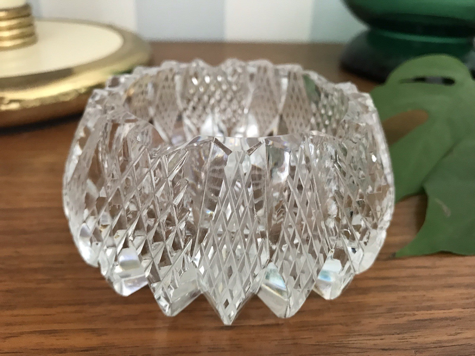 Alt antik? Aschenbecher Designer  Ascher Kristallglas EDEL Schliff Schnitt