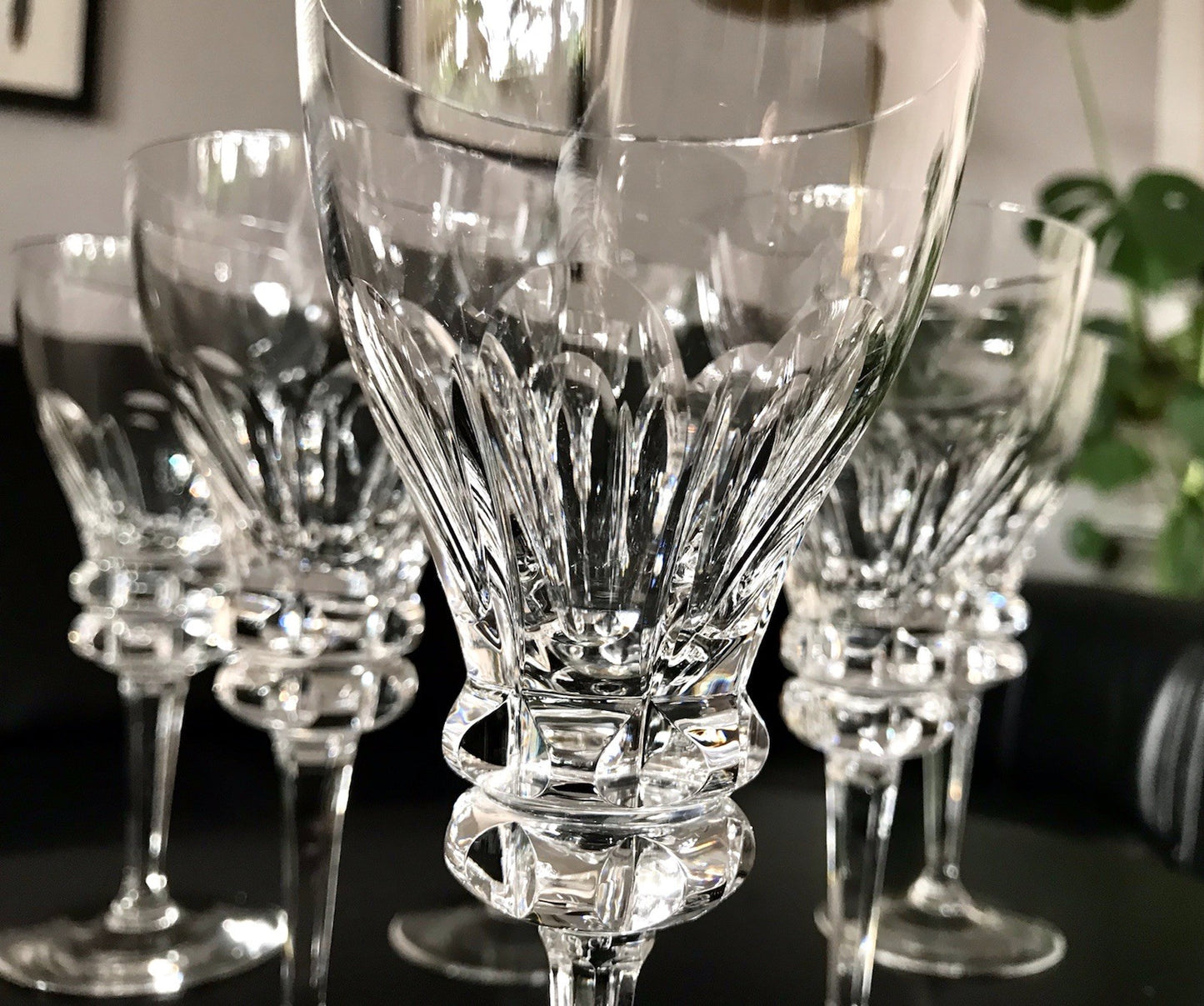 Vintage Set á 6St. & Set à5 St. EDEL Weingläser Gläser Kristallglas Bleikristall