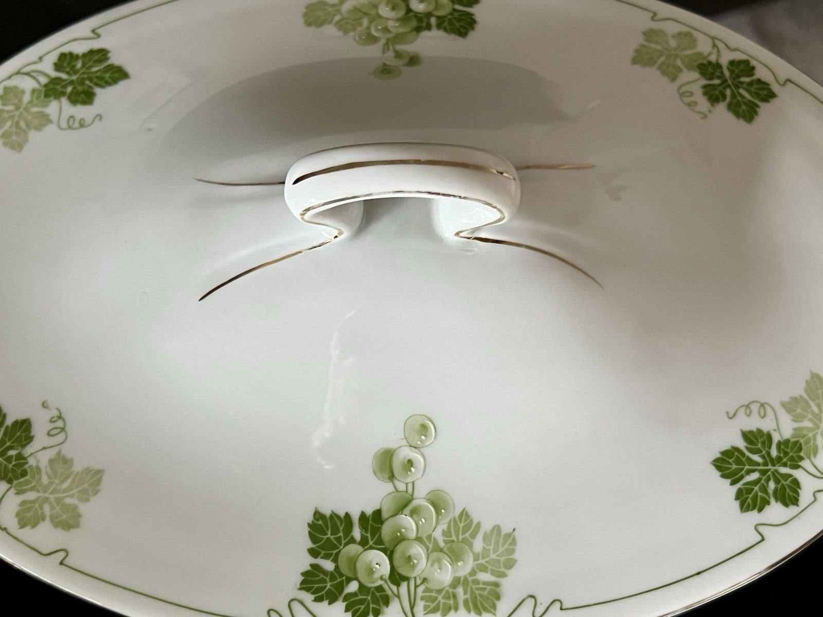 Antik Jugendstil Porzellan Tafelservice 11 Pers.- Kästner Saxonia Weinranken